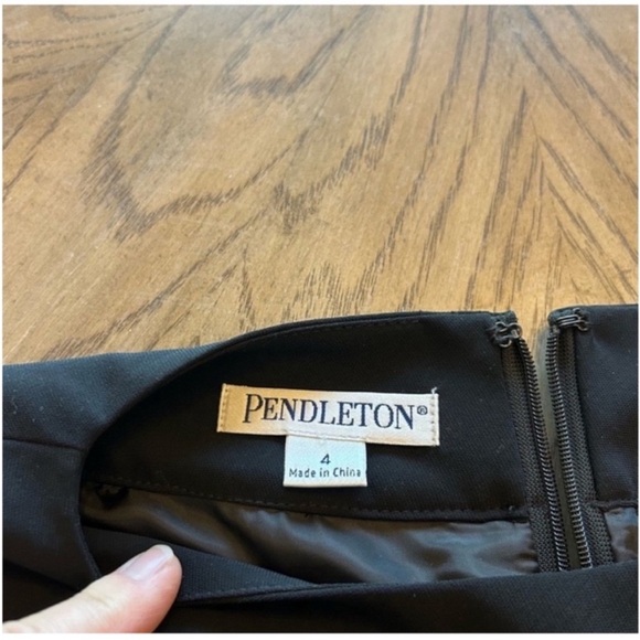 Pendleton NWT Black Sheath Midi Dress Sleeveless for Cocktail - Picture 3 of 10